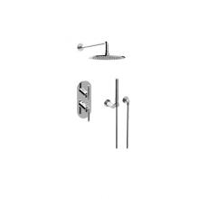 Graff GL2.022WD-LM57E0-PC - M-Series Thermostatic Shower System - Shower with Handshower (Rough & Trim)