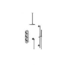 Graff GL3.041WB-C19E0-PC - M-Series Thermostatic Shower System Shower with Handshower (Rough & Trim)