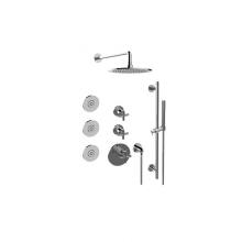 Graff GL3.112SH-C17E0-PC - M-Series Full Thermostatic Shower System (Rough & Trim)