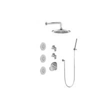Graff GL3.112SH-LM42E0-PC-T - M-Series Full Thermostatic Shower System (Trim Only)