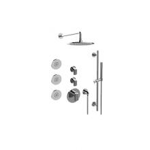 Graff GL3.112SH-LM58E0-PC - M-Series Full Thermostatic Shower System (Rough & Trim)