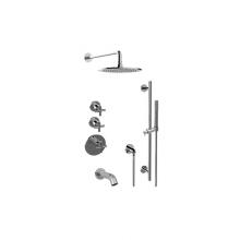 Graff GL3.612ST-C17E0-PC - M-Series Full Thermostatic Shower System w/Diverter Valve (Rough & Trim)