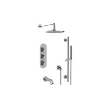 Graff GL3.612WV-LM44E0-PC - M-Series Full Thermostatic Shower System (Rough & Trim)