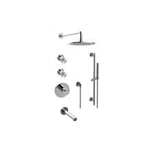 Graff GL3.J42ST-C19E0-PC/OX - M-Series Thermostatic Shower System Tub and Shower with Handshower (Rough & Trim)