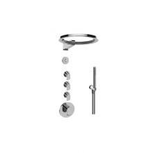 Graff GL4-029SC-LM45E0-PC - M-Series Thermostatic Set w/Ametis Ring and Handshower (Rough & Trim)