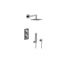 Graff GM2.022WD-LM39E0-PC - M-Series Thermostatic Shower System - Shower with Handshower (Rough & Trim)