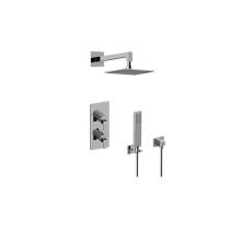 Graff GM2.022WD-LM40E0-PC - M-Series Thermostatic Shower System - Shower with Handshower (Rough & Trim)