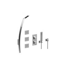 Graff GM2.128WG-LM38E0-PC - M-Series Full Thermostatic Shower System w/Diverter Valve (Rough & Trim)