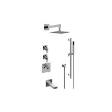 Graff GM3.612ST-LM40E0-PC-T - M-Series Thermostatic Shower System - Tub and Shower with Handshower (Trim Only)