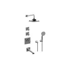 Graff GP3.M22SH-C15E0-PC-T - M-Series Thermostatic Shower System Tub and Shower with Handshower (Trim Only)