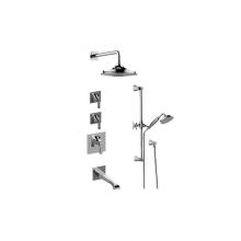 Graff GR3.M12ST-LM47E0-PC-T - M-Series Thermostatic Shower System - Tub and Shower with Handshower (Trim Only)