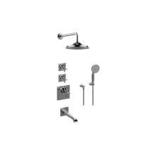 Graff GR3.M22SH-C15E0-PC - M-Series Thermostatic Shower System - Tub and Shower with Handshower (Rough & Trim)