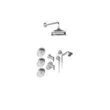Graff GS2.122SG-LM20E0-PC-T - M-Series Full Thermostatic Shower System (Trim Only)