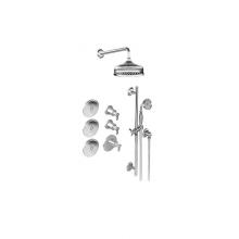 Graff GS3.112SH-LM14E0-PC-T - M-Series Full Thermostatic Shower System (Trim Only)