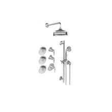 Graff GS3.112SH-LM22E0-PC-T - M-Series Full Thermostatic Shower System (Trim Only)