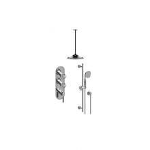 Graff GT3.041WB-LM56C18-PC-T - M-Series Thermostatic Shower System - Shower with Handshower (Trim Only)