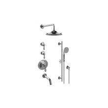 Graff GT3.K12ST-LM48E0-PC-T - M-Series Thermostatic Shower System - Tub and Shower with Handshower (Trim Only)