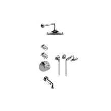 Graff GT3.N22SH-C18E0-PC - M-Series Thermostatic Shower System - Tub and Shower with Handshower (Rough & Trim)