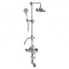 Graff CD4.01-C2S-PC - Exposed Thermostatic Tub and Shower System w/Handshower (Rough & Trim)