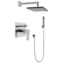 Graff G-7295-LM38S-PC - Contemporary Pressure Balancing Shower Set (Rough & Trim)