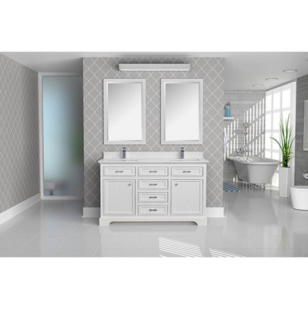 Camden 61'' double-sink vanity set