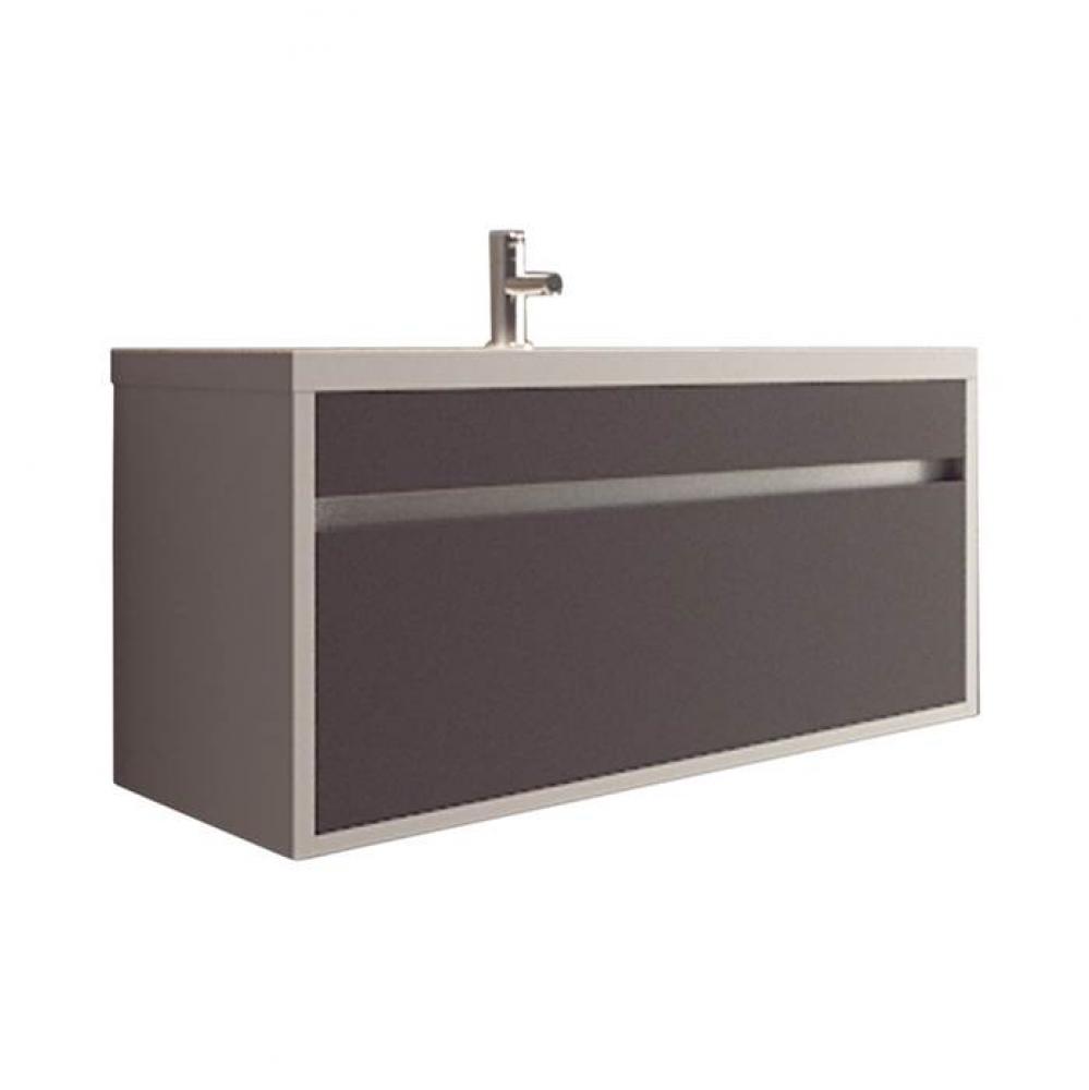 Echo-36 wall-mount single-sink set