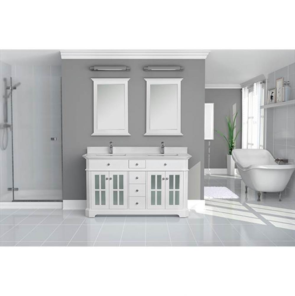 Heritage 60'' single-sink vanity set