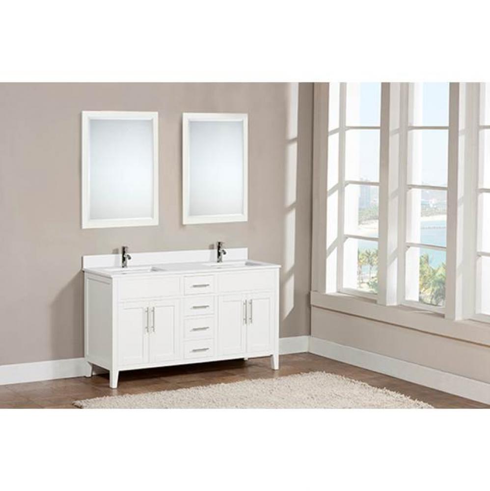 Linden 61'' double-sink vanity set