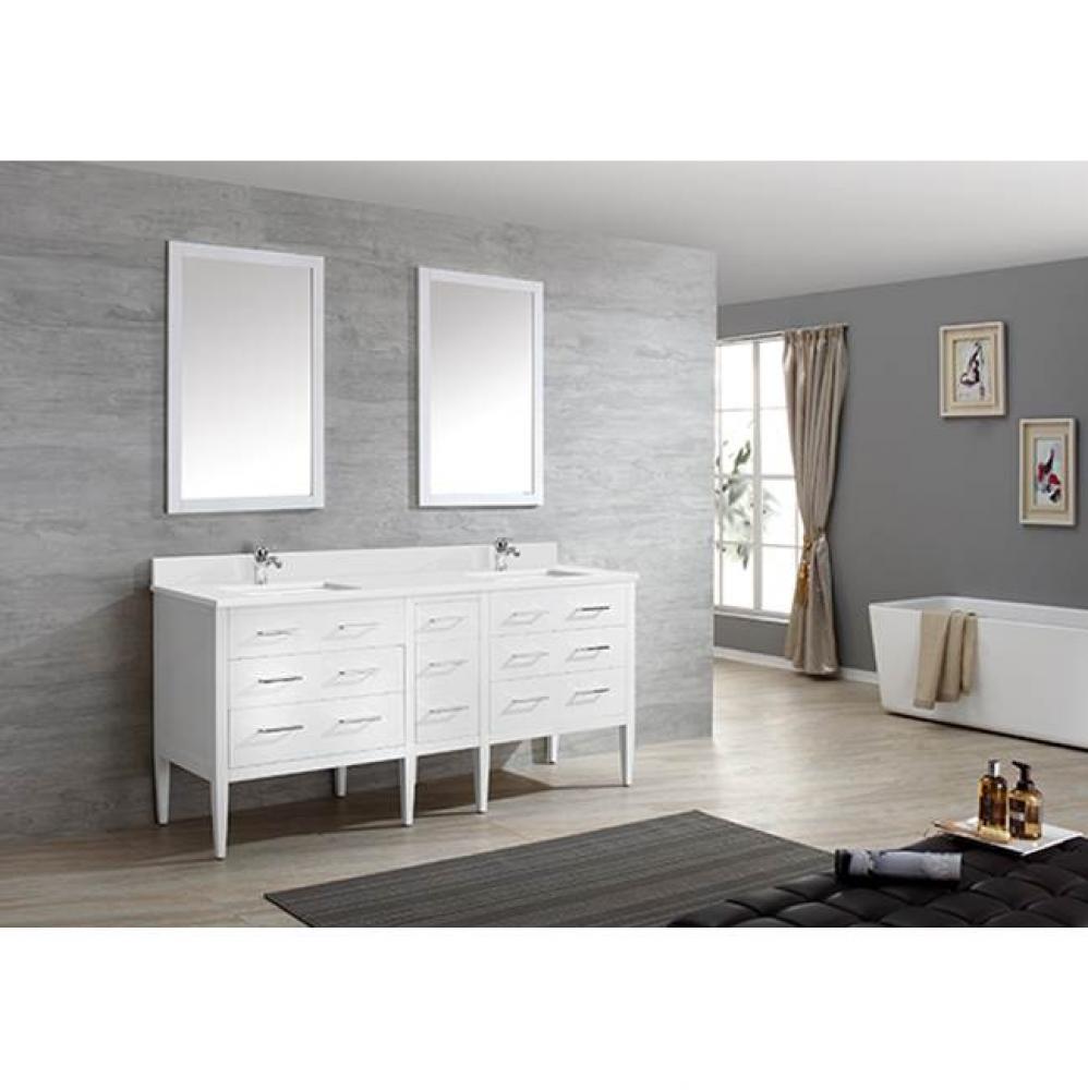 Sydney 73'' double-sink vanity set