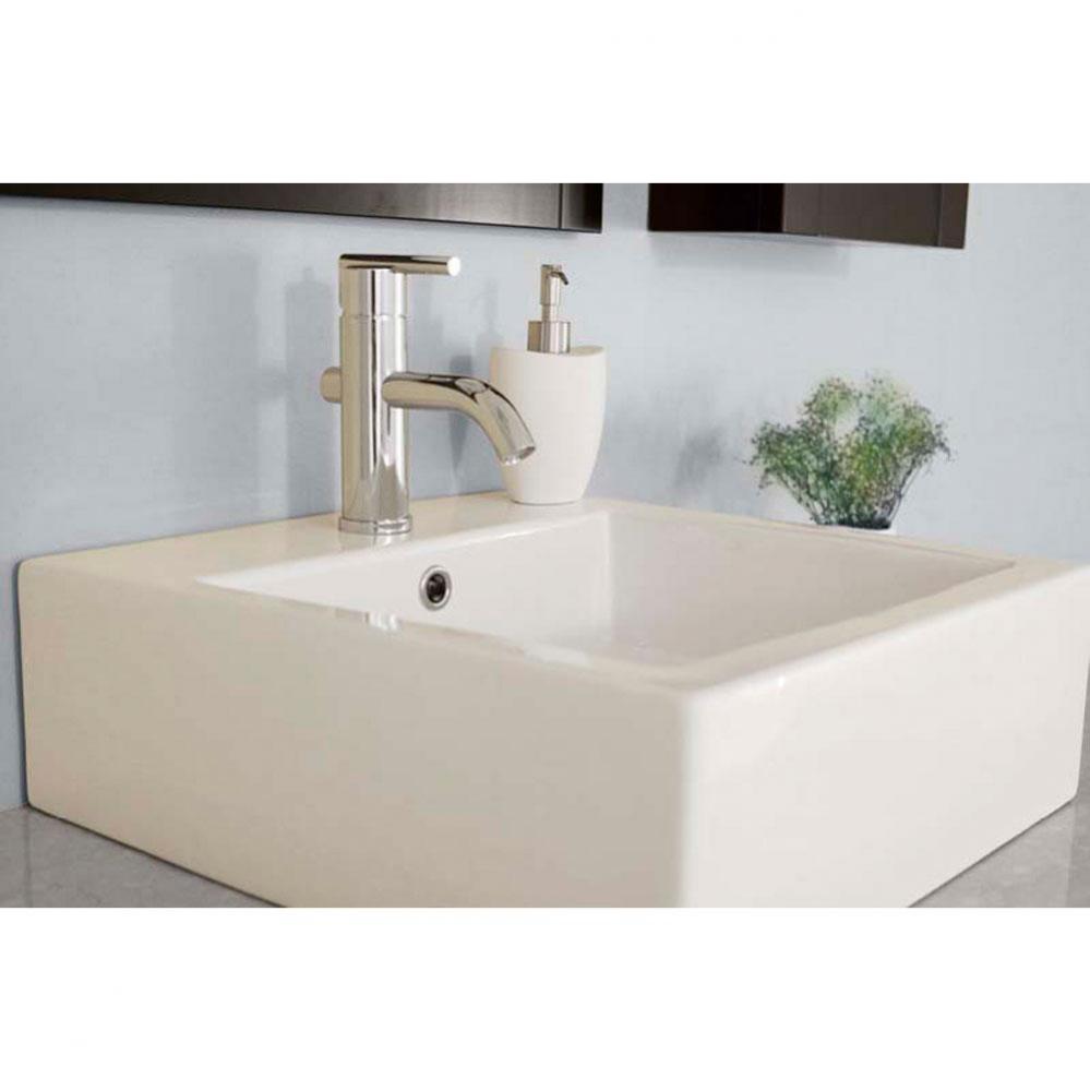 Titan 18.5'' Square Ceramic Vessel Sink