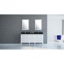 Tidal Bath SYDC-613000-QG - Sydney 61'' double-sink vanity set