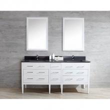 Tidal Bath SYDC-733000-QG - Sydney 73'' double-sink vanity set