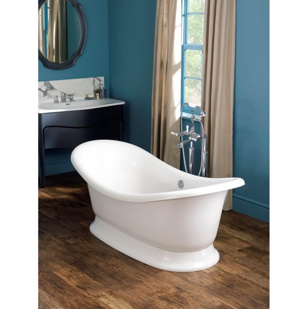 Marlborough freestanding tub with overflow. ENGLISHCAST®