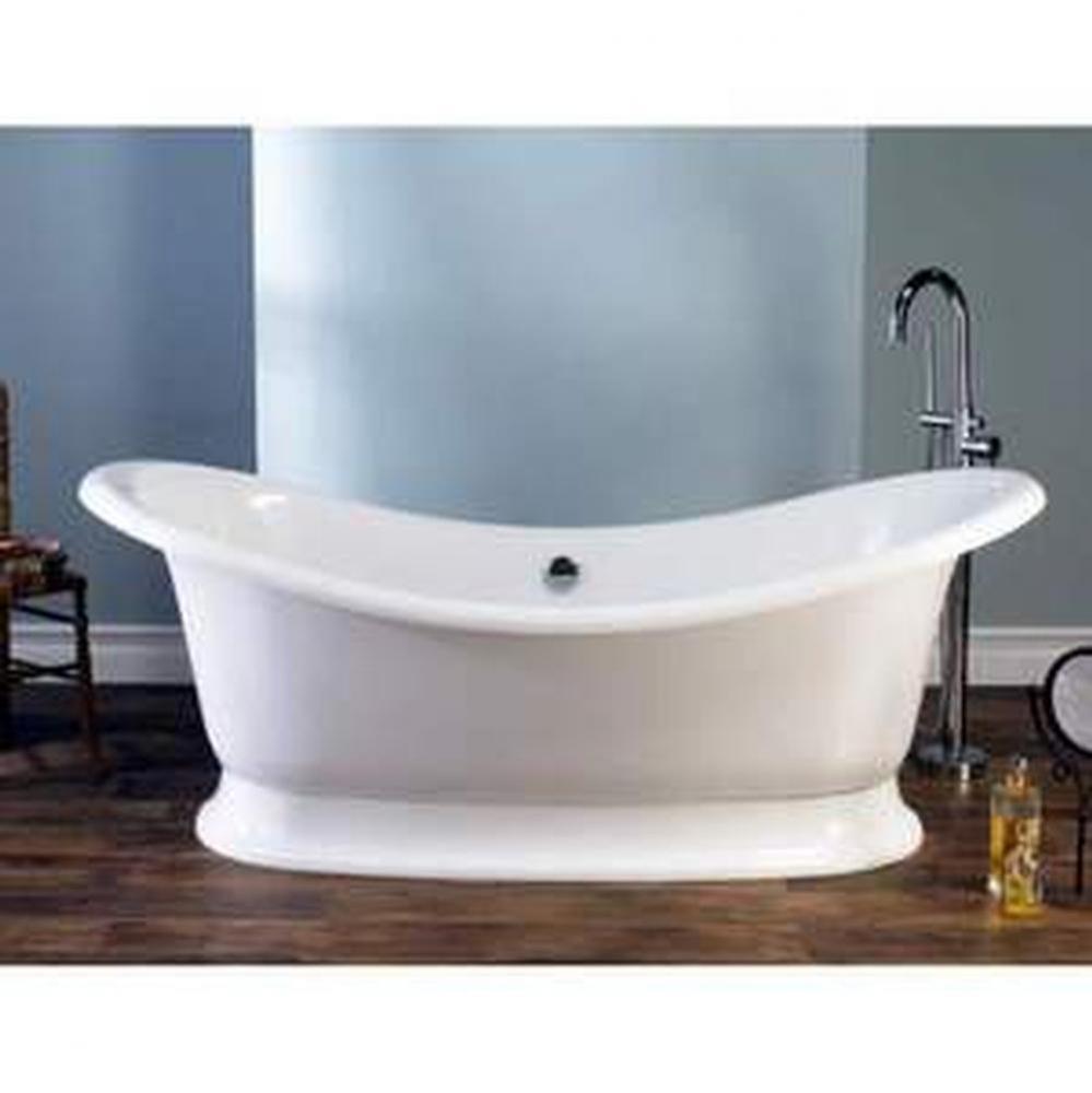 Marlborough freestanding tub with overflow. ENGLISHCAST® base. Paint