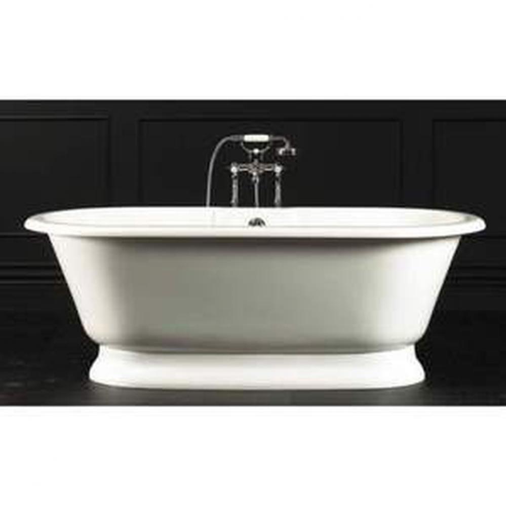 York freestanding tub with overflow. ENGLISHCAST® base. Paint