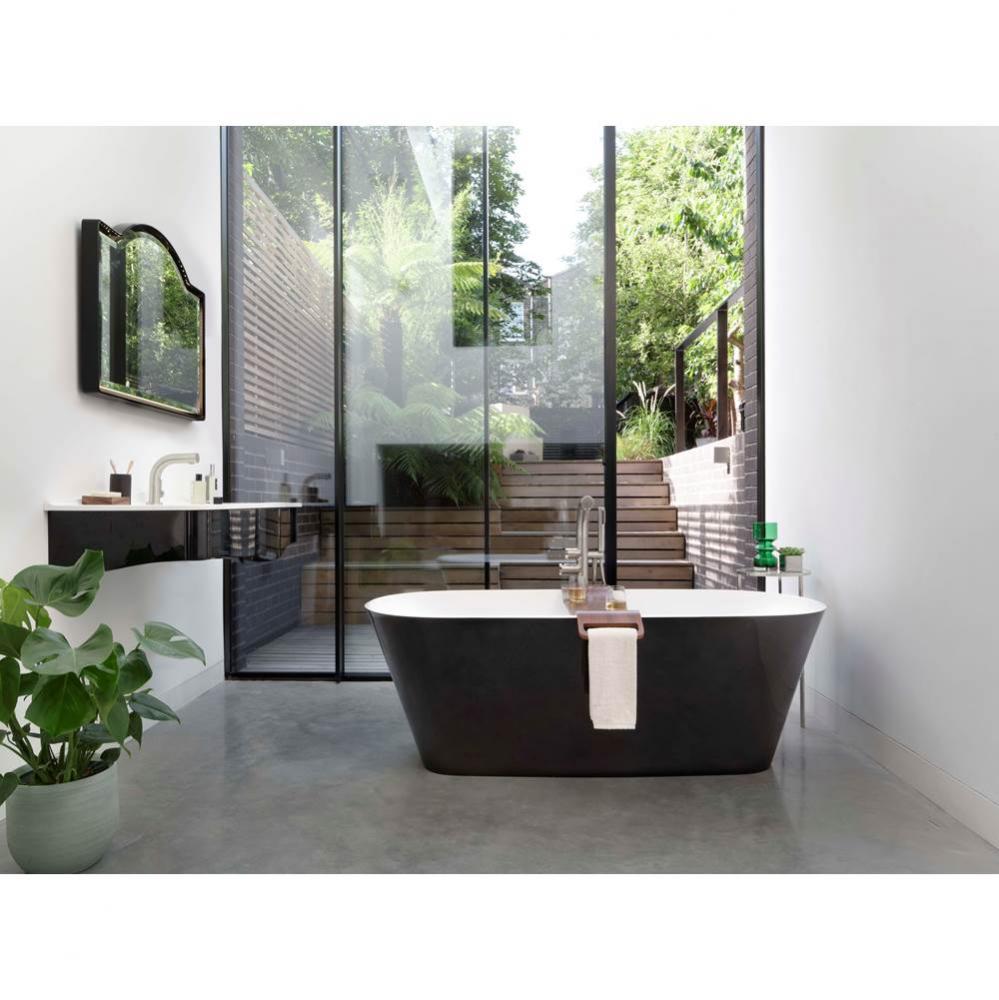 Vetralla 2 freestanding bath with overflow. Paint