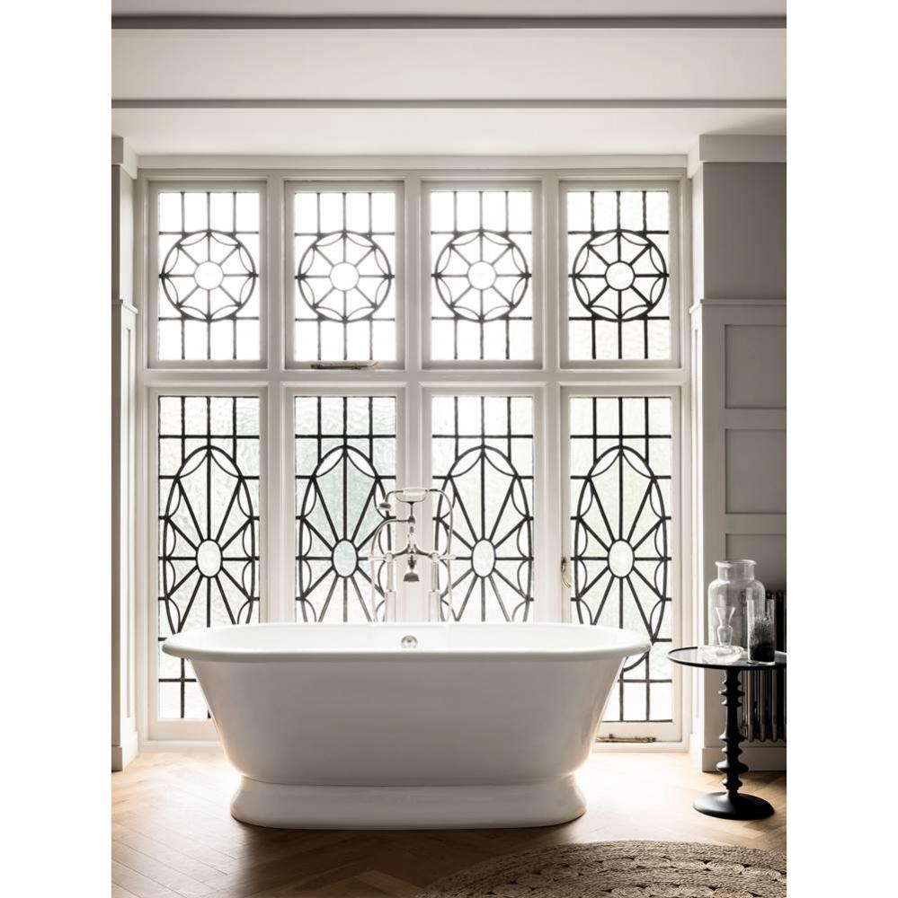 York freestanding tub with overflow. ENGLISHCAST®