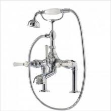 Victoria And Albert STA-12-UB - Deck mounted bath mixer with shower attachment. Unlacquered