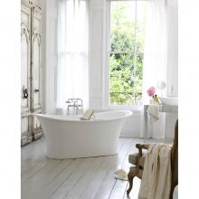 Victoria And Albert TOU-N-SW-OF - Toulouse freestanding Bateau tub with