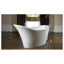 Victoria And Albert AML-N-xx-OF - Amalfi freestanding slipper tub with overflow. Paint