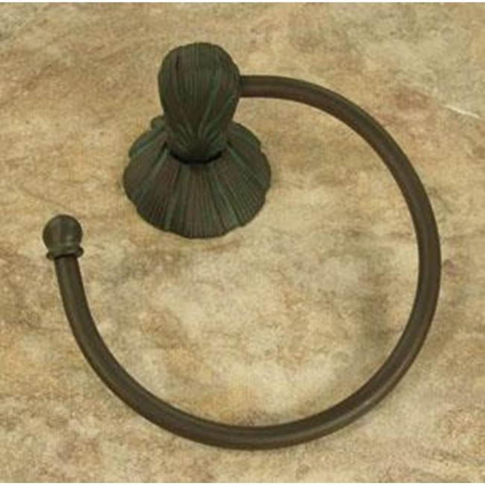 Oceanus Towel Ring w/sm. Rosette