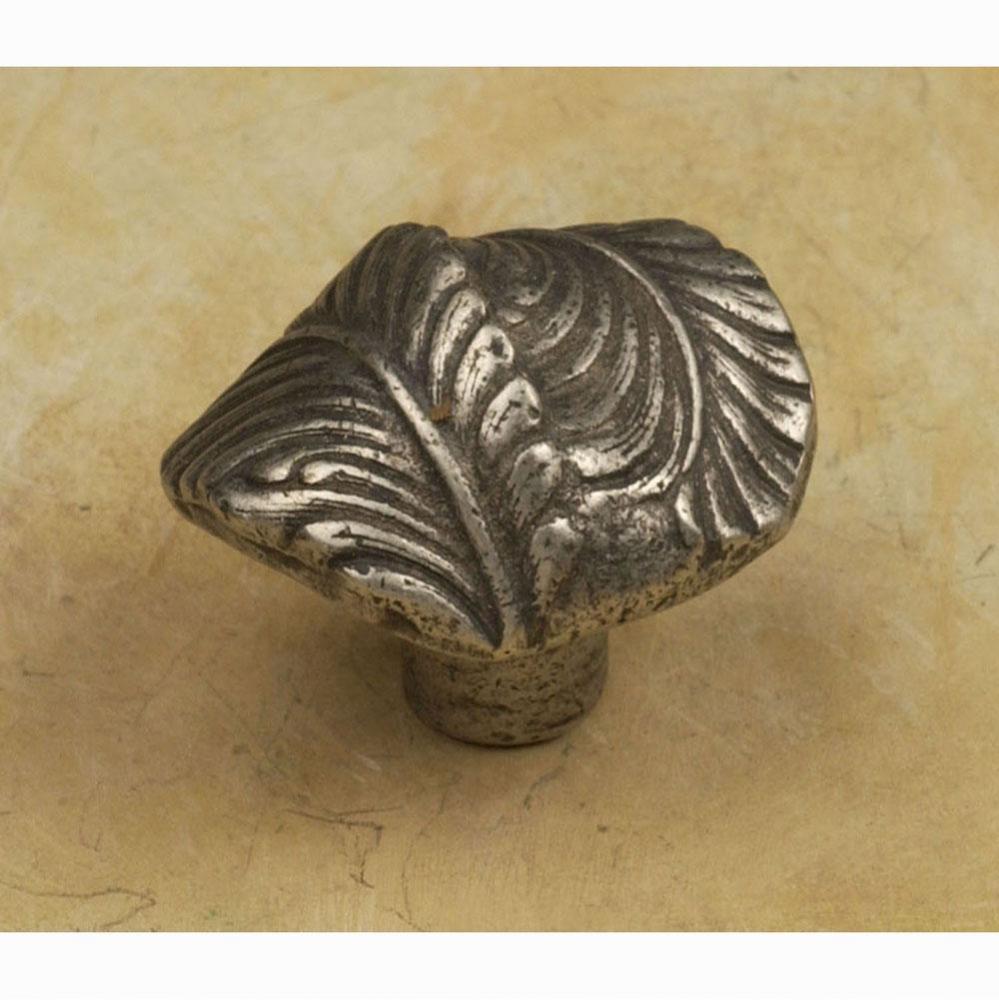 Swirl leaf knob