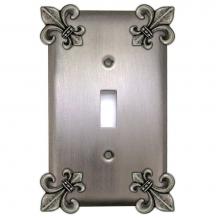 Anne At Home 5008AA - FLEUR DE LIS 1 OUTLET/5 SWITCH