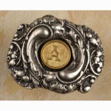 Anne At Home 844 - Fancy initial knob-oval