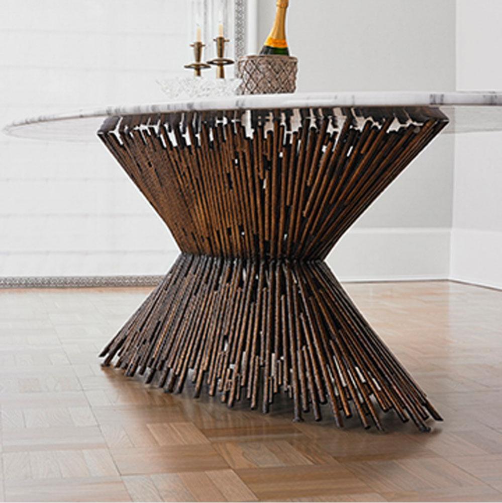 Pick Up Sticks Oval Dining Table