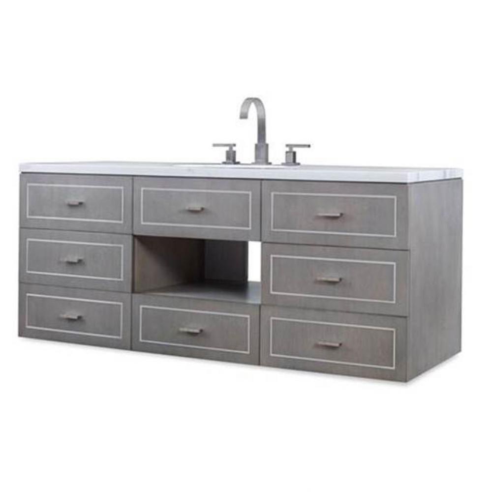 Albany Wall Sink Chest - Grey