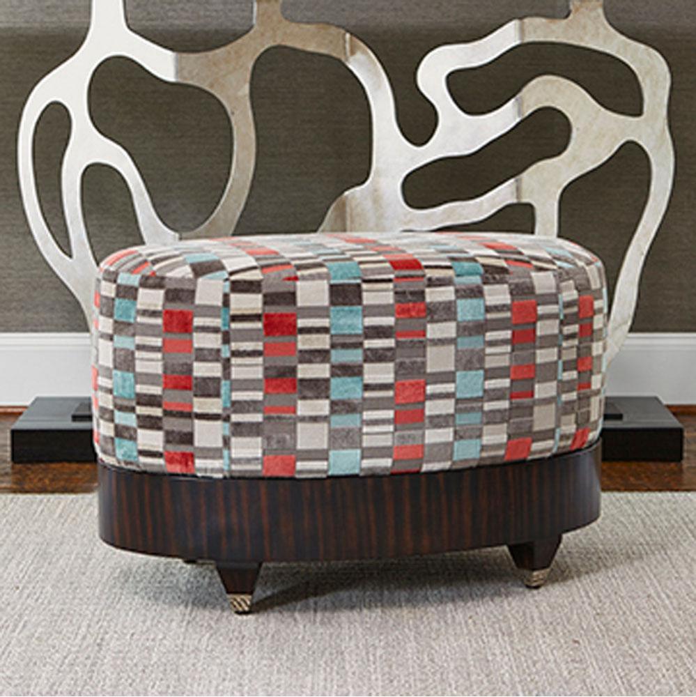 Oval Ottoman -