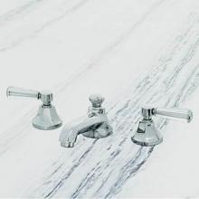 Ambella Home Collection 01090-190-608 - Metropole Faucet - Chrome / Glass Handle