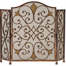 Ambella Home Collection 02133-460-001 - Rockefeller 3-Panel Fireplace Screen