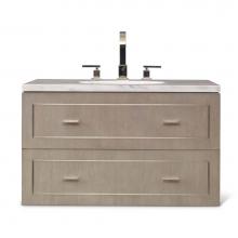 Ambella Home Collection 07230-110-201 - Albany Medium Wall Sink Chest